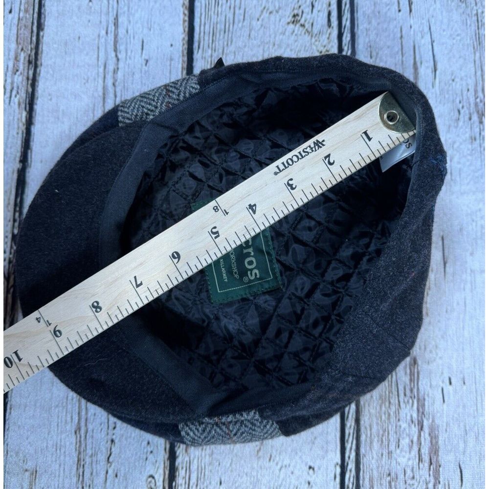 Patchwork Tweed Flat Cap - image 5